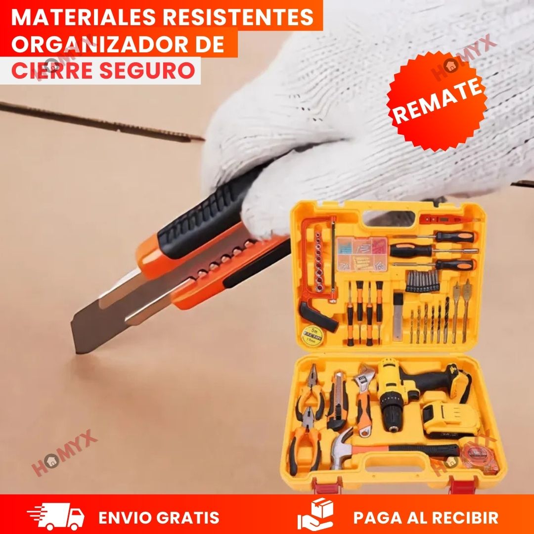 Taladro y Set de Herramientas para tu Hogar