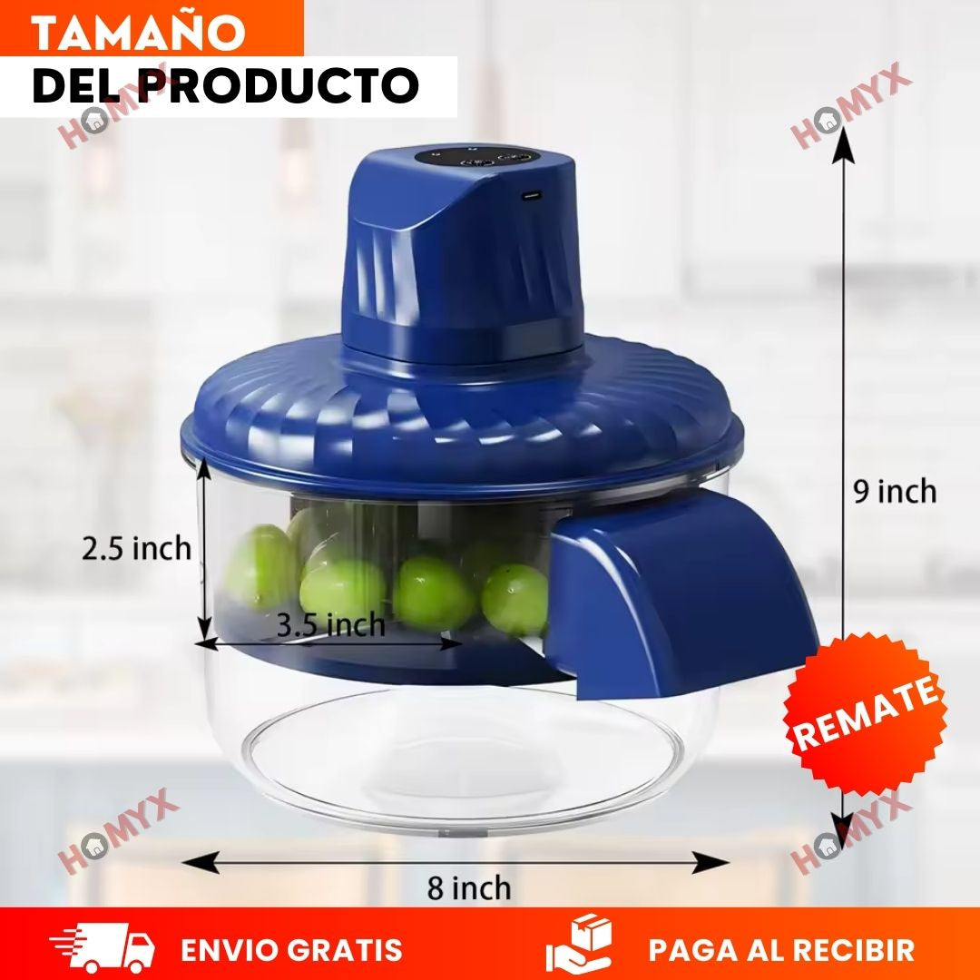 Pelador Eléctrico Recargable 3 en 1