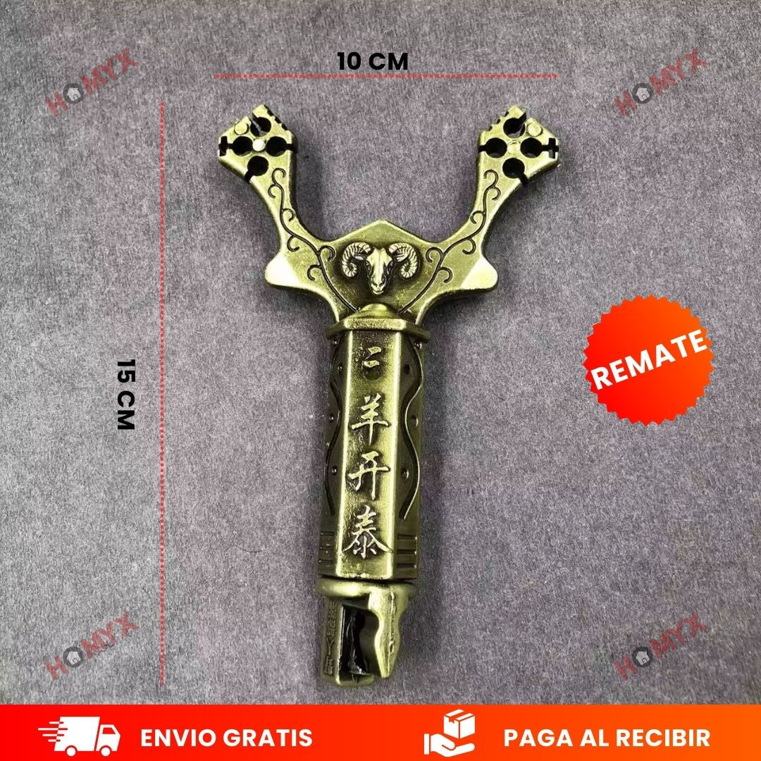 Resortera de Alta Precisión con Brújula