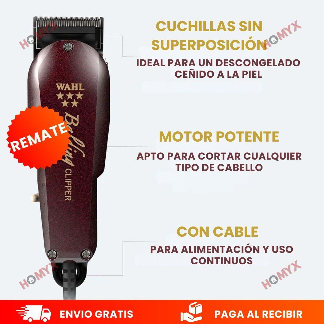 Wahl Balding Clipper Profesional – Corte Ultra Al Ras Desde Casa, Rápido y Preciso