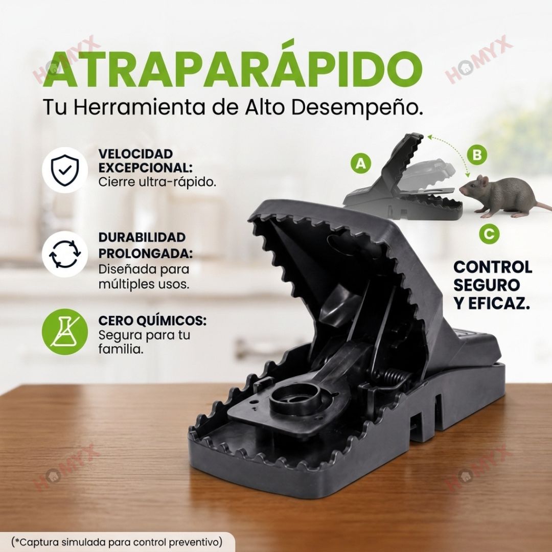 AtrapaRápido- Trampa para Ratas y Ratones