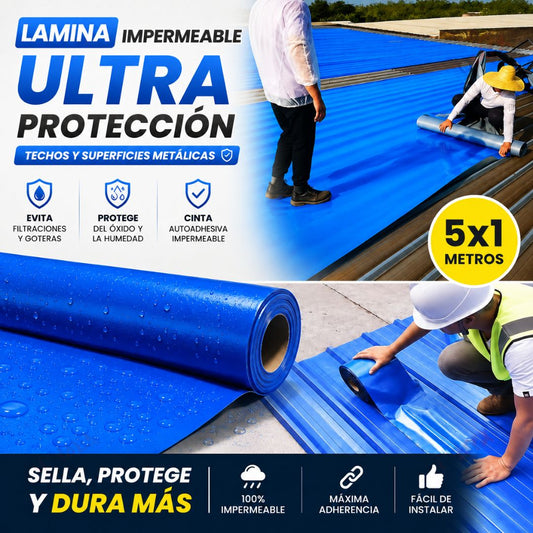 Lamina Adhesiva Impermeable- 5x1 Metros
