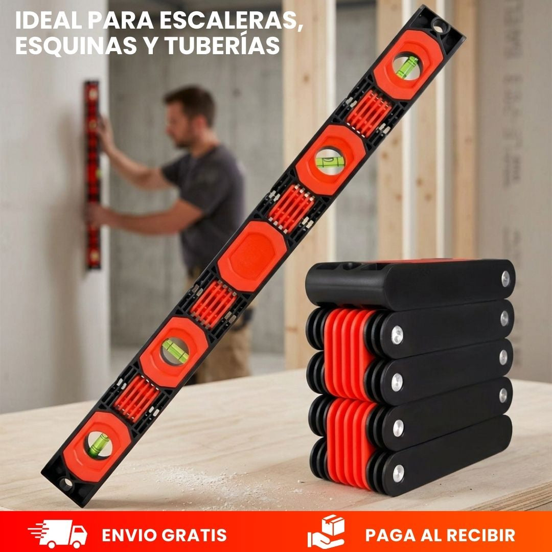 Regla de nivel plegable- Magnético