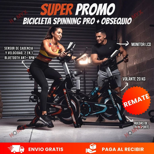 🔥SUPER PROMO-Bicicleta Spinning+Bandas De Resistencia🔥