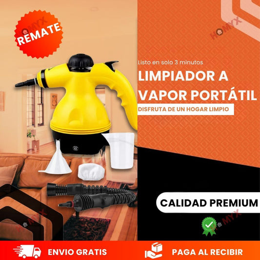 LIMPIADOR A VAPOR PARA TU HOGAR- PORTATIL