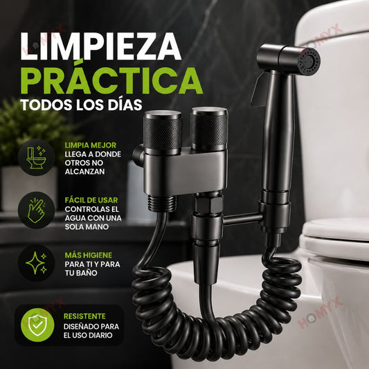 CleanGo- Rociadora para Baño + 10 pastillas para inodoro GRATIS
