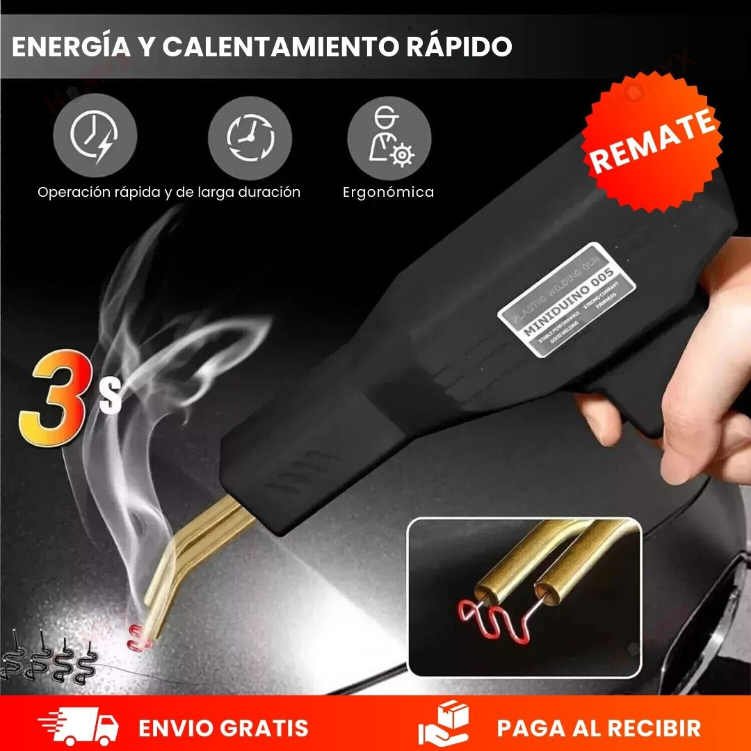 PlasticFix™ – Tu Kit Completo de Soldadura para Reparar Plásticos en Casa
