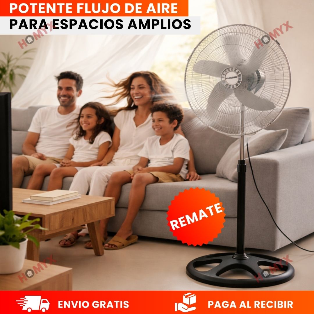 Ventilador Industrial 18” Multiposición – Potencia que refresca cada rincón de tu espacio