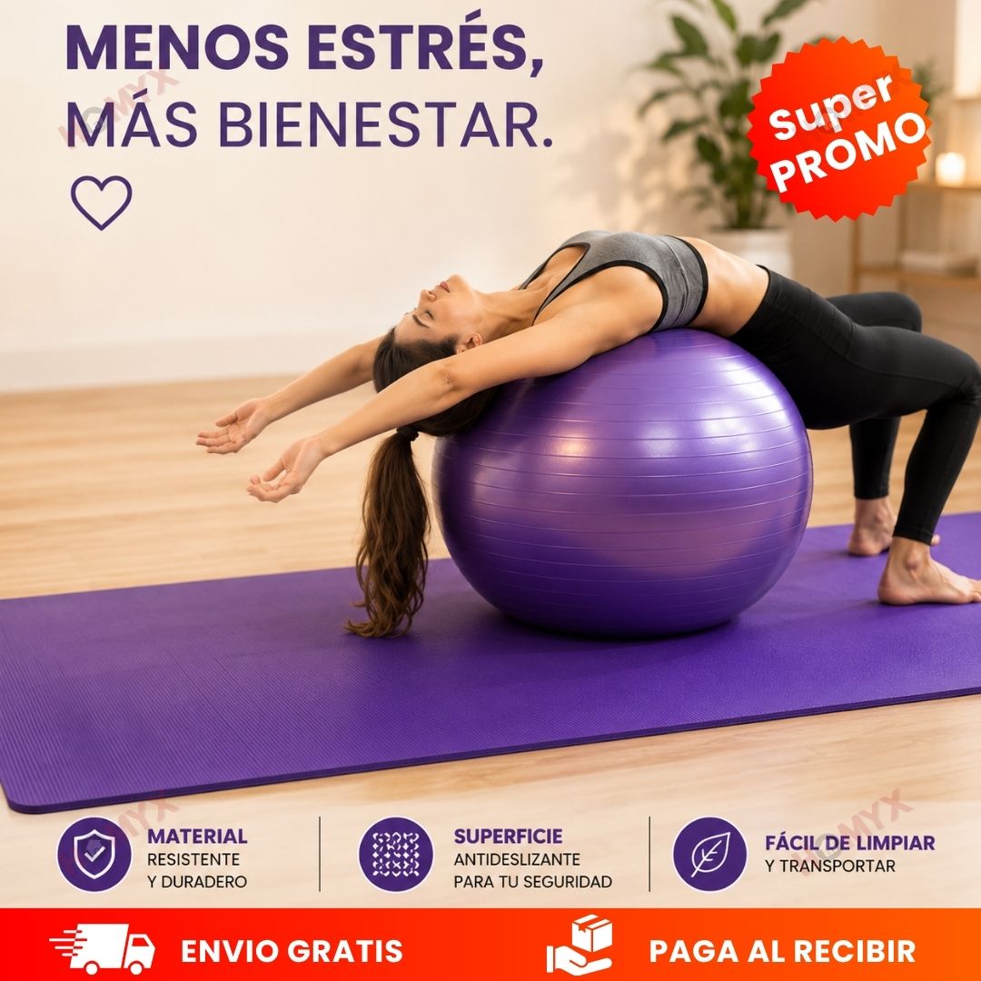 ¡SUPER COMBO! Mat y Pelota de Yoga