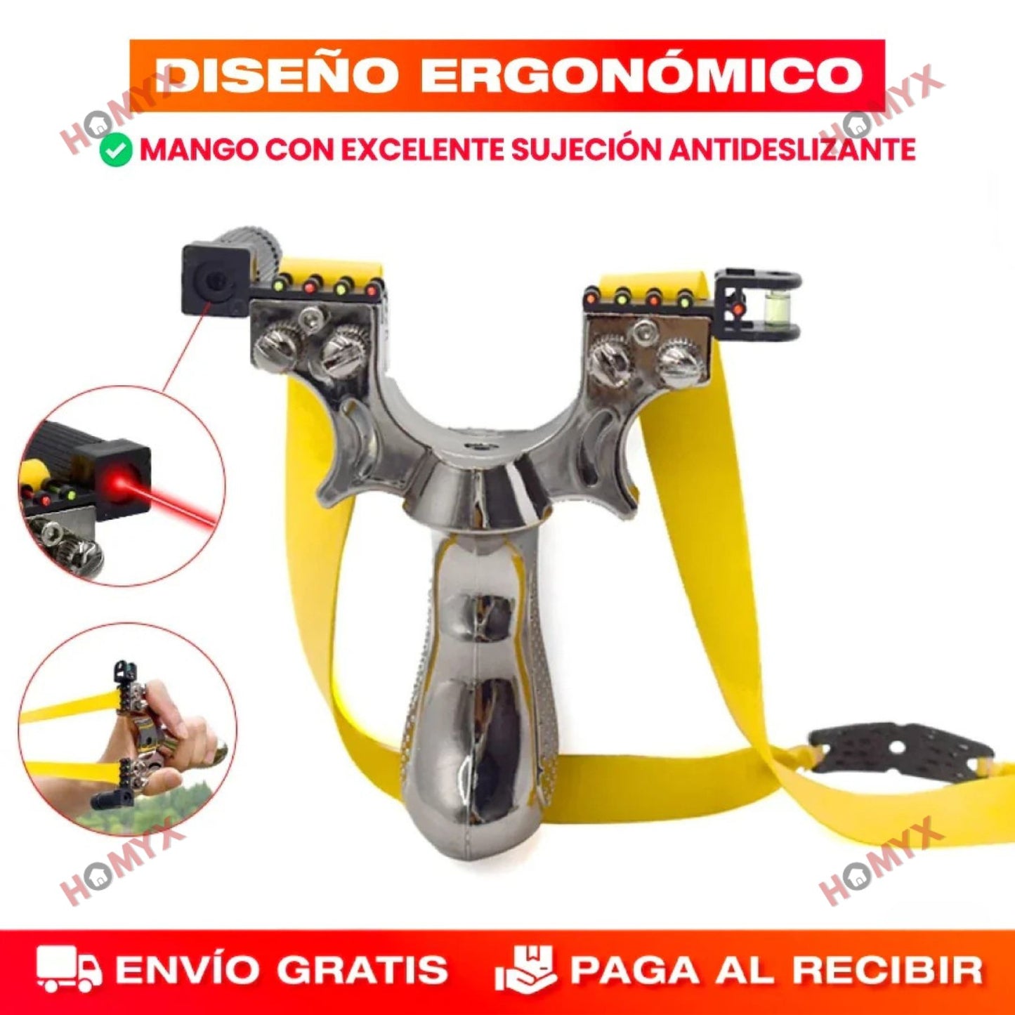 Resortera de Alta Precisión