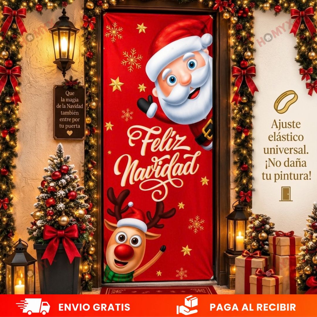 🌠Forros Navideños para Puerta (Medidas 100x210 cm)