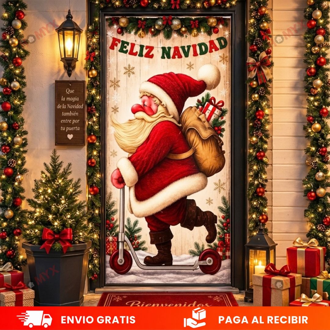 🌠Forros Navideños para Puerta (Medidas 100x210 cm)