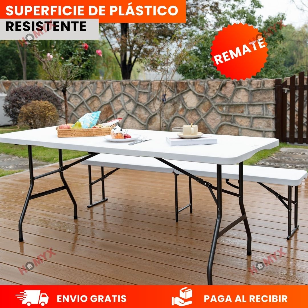 MESA PLEGABLE FAMILIAR EXTRA GRANDE