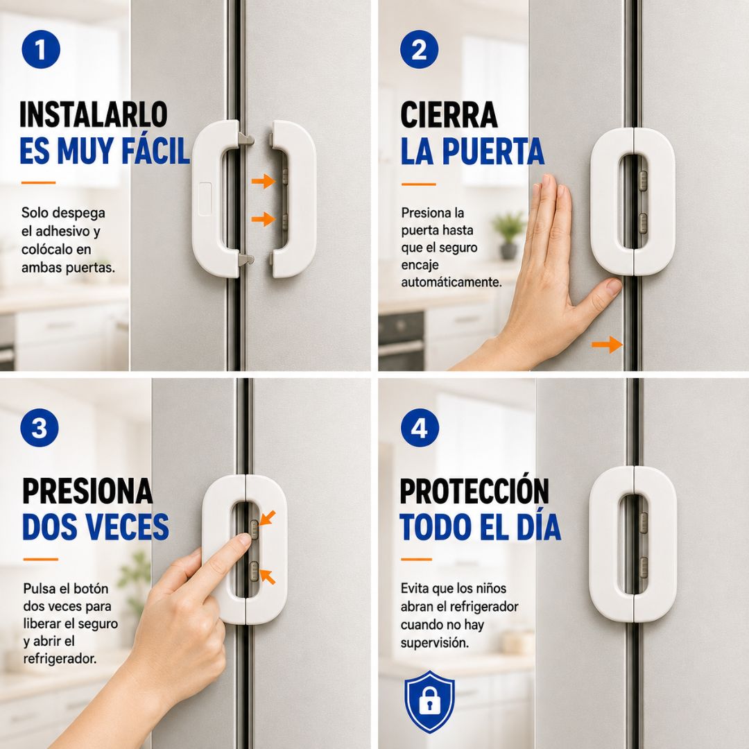 🔒Seguro-Cerradura para Refrigeradora