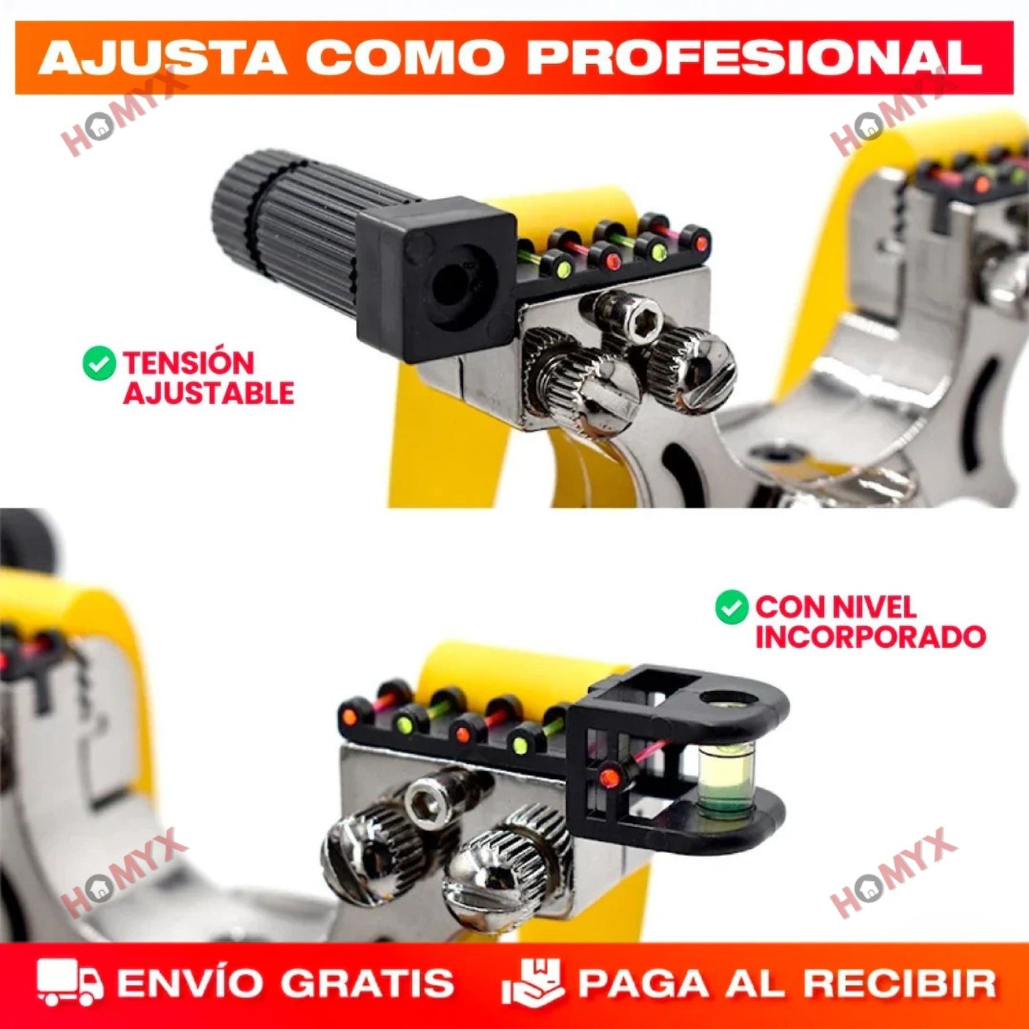 Resortera de Alta Precisión