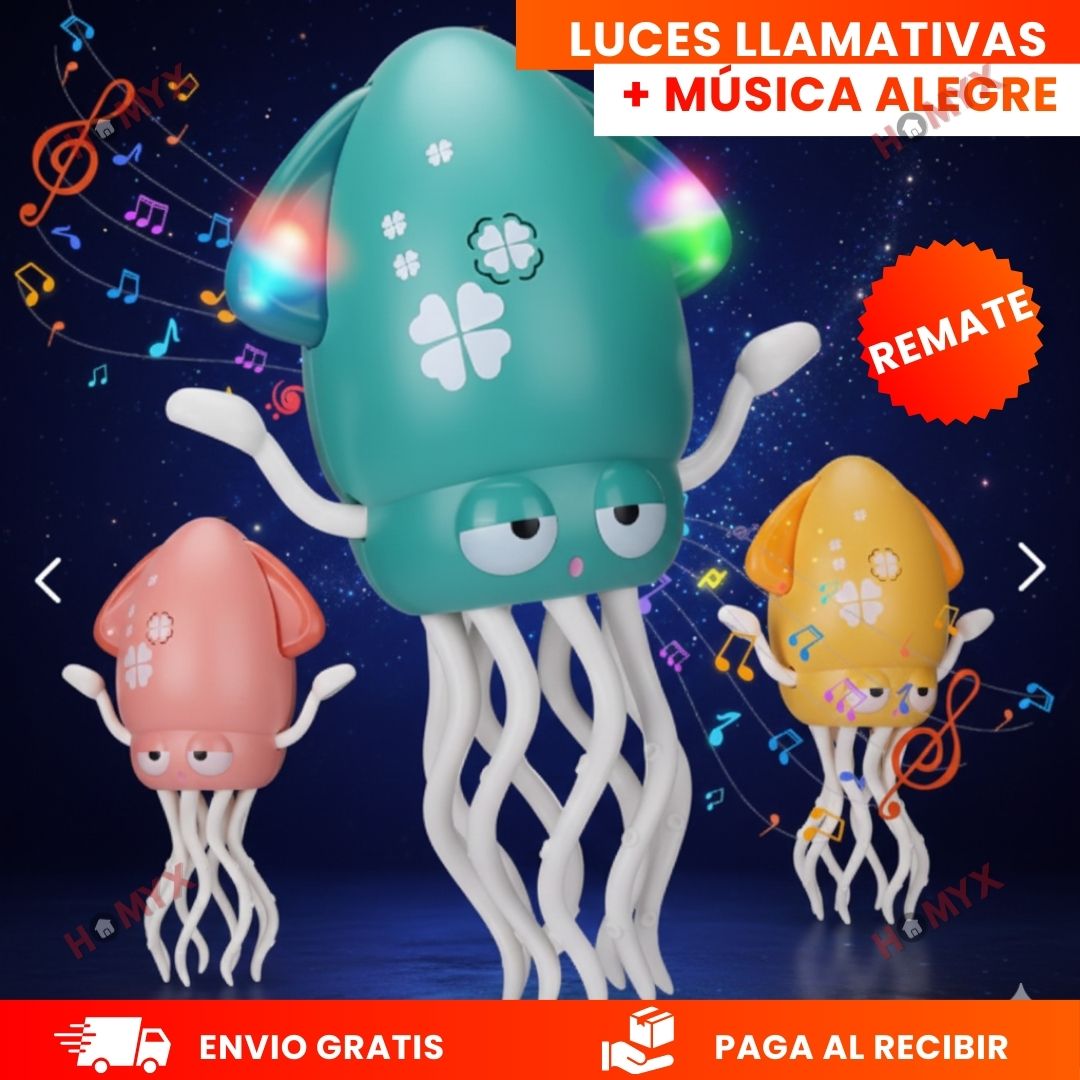 🐙Pulpo y Calamar Mágico Bailarín🦑