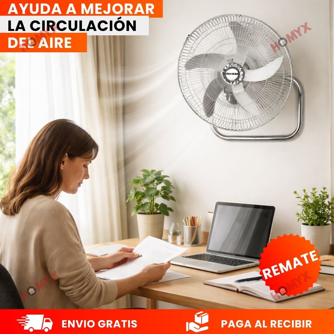 Ventilador Industrial 18” Multiposición – Potencia que refresca cada rincón de tu espacio