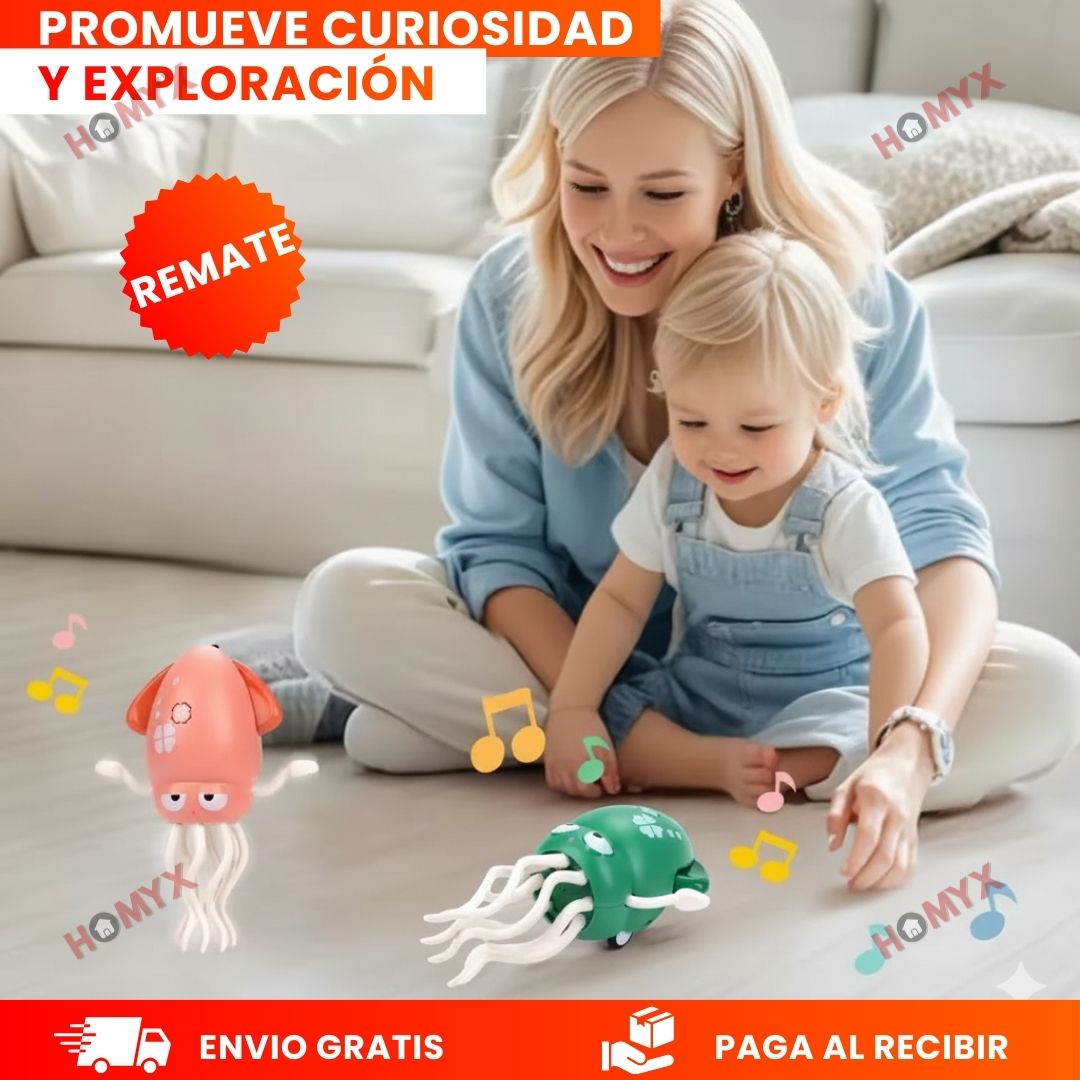 🐙Pulpo y Calamar Mágico Bailarín🦑