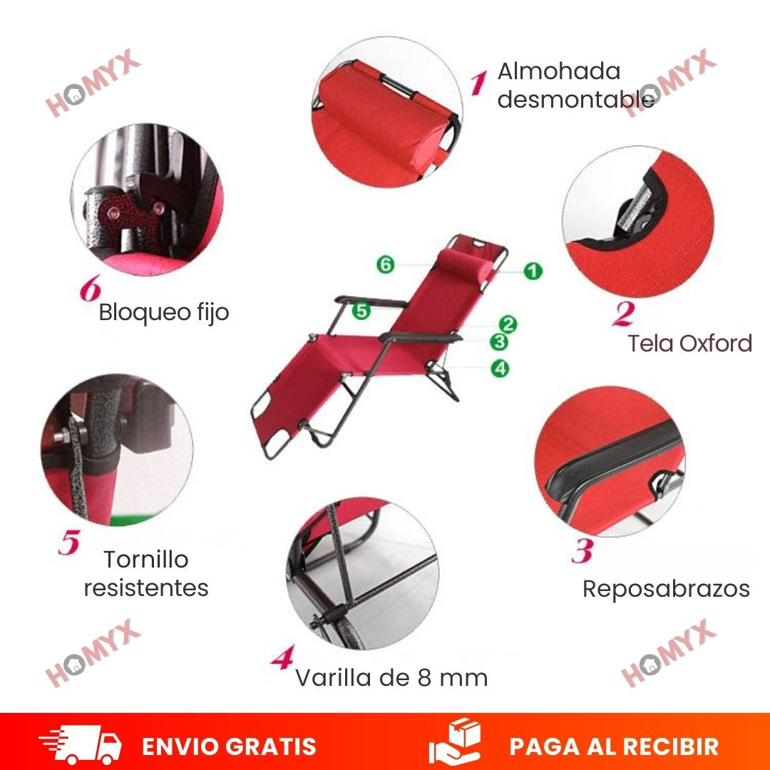 SILLAS PLEGABLES PLAYERAS☀️