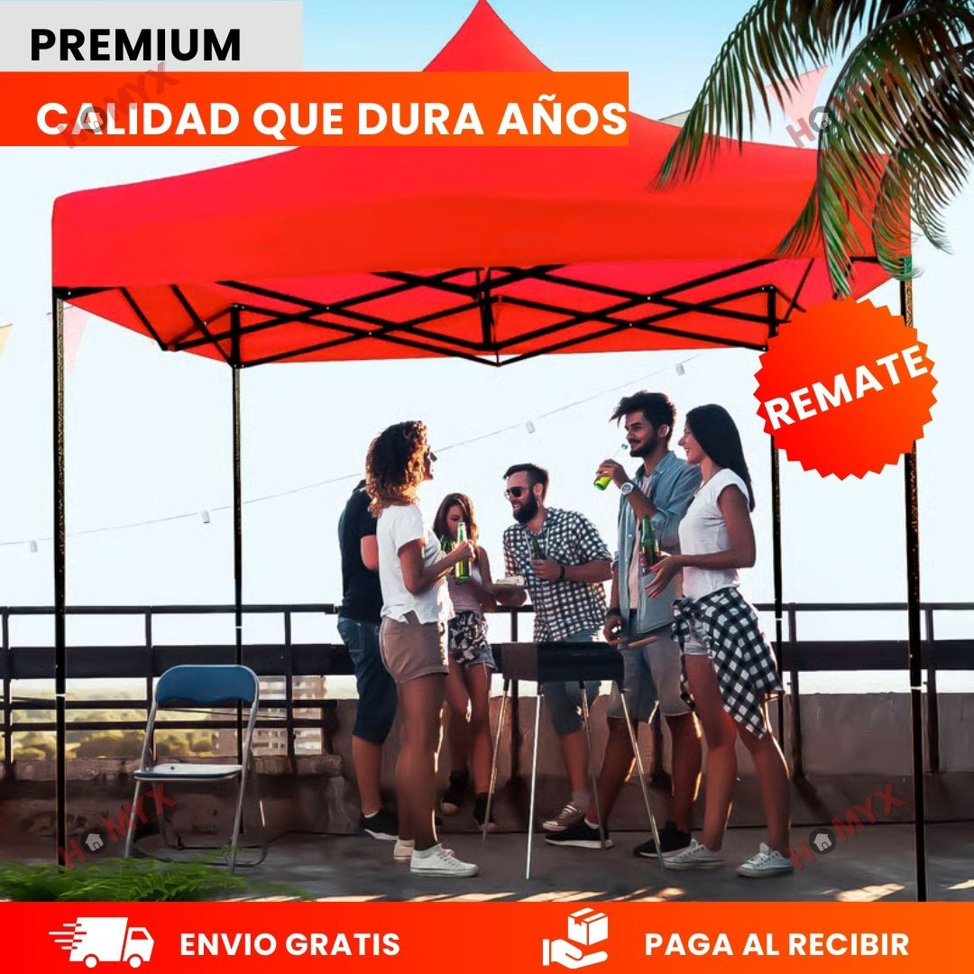 Toldo y Estructura 3X3 Metros-Plegable
