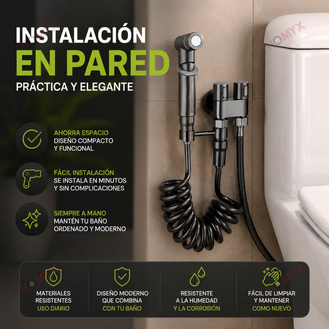 CleanGo- Rociadora para Baño + 10 pastillas para inodoro GRATIS