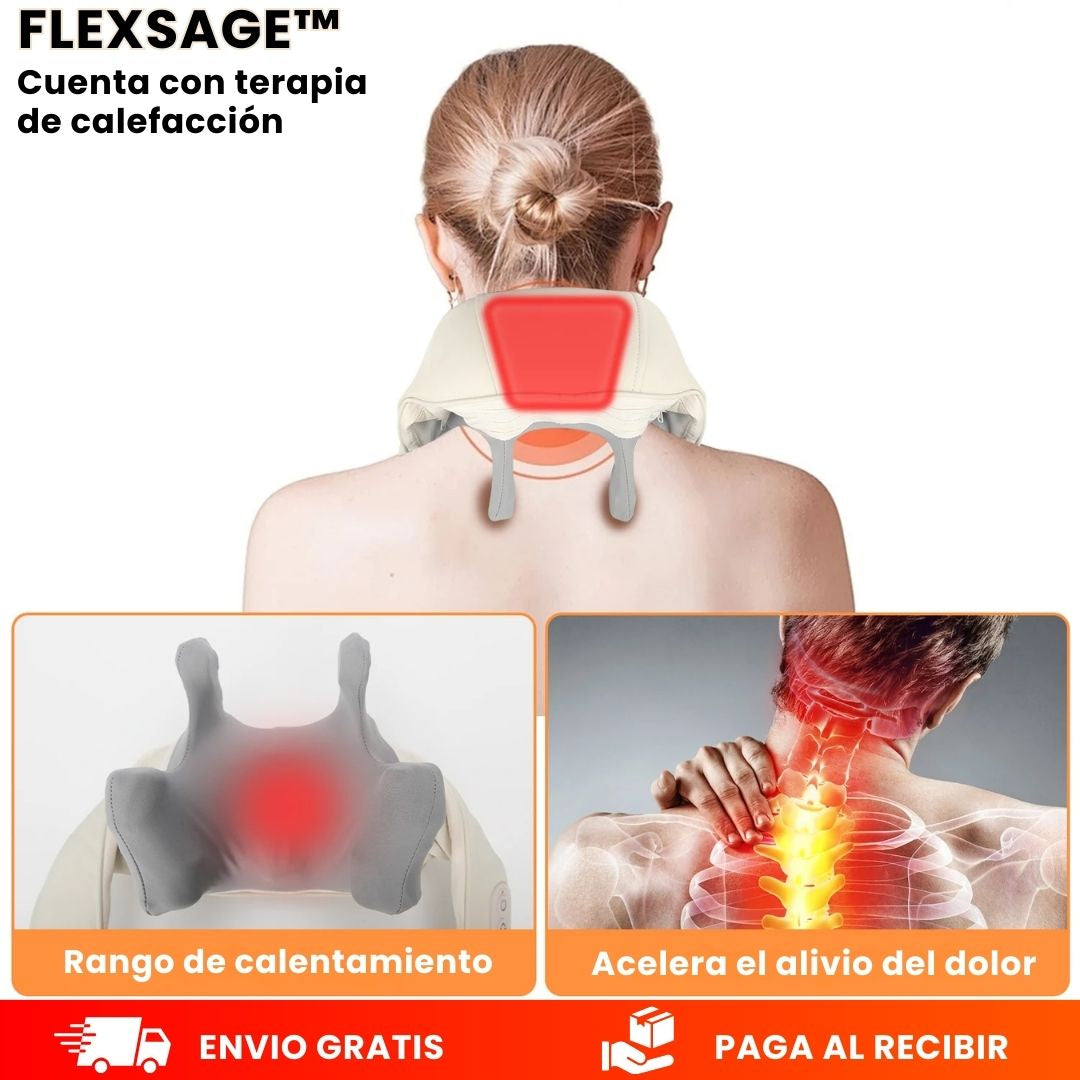 FlexSage™ -Relaja tu cuello, espalda y cuerpo en minutos