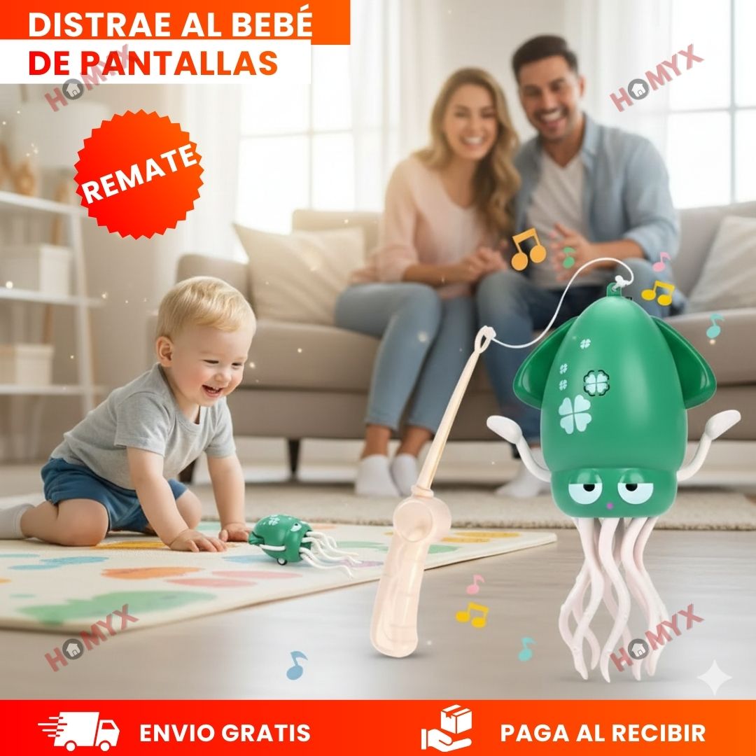 🐙Pulpo y Calamar Mágico Bailarín🦑