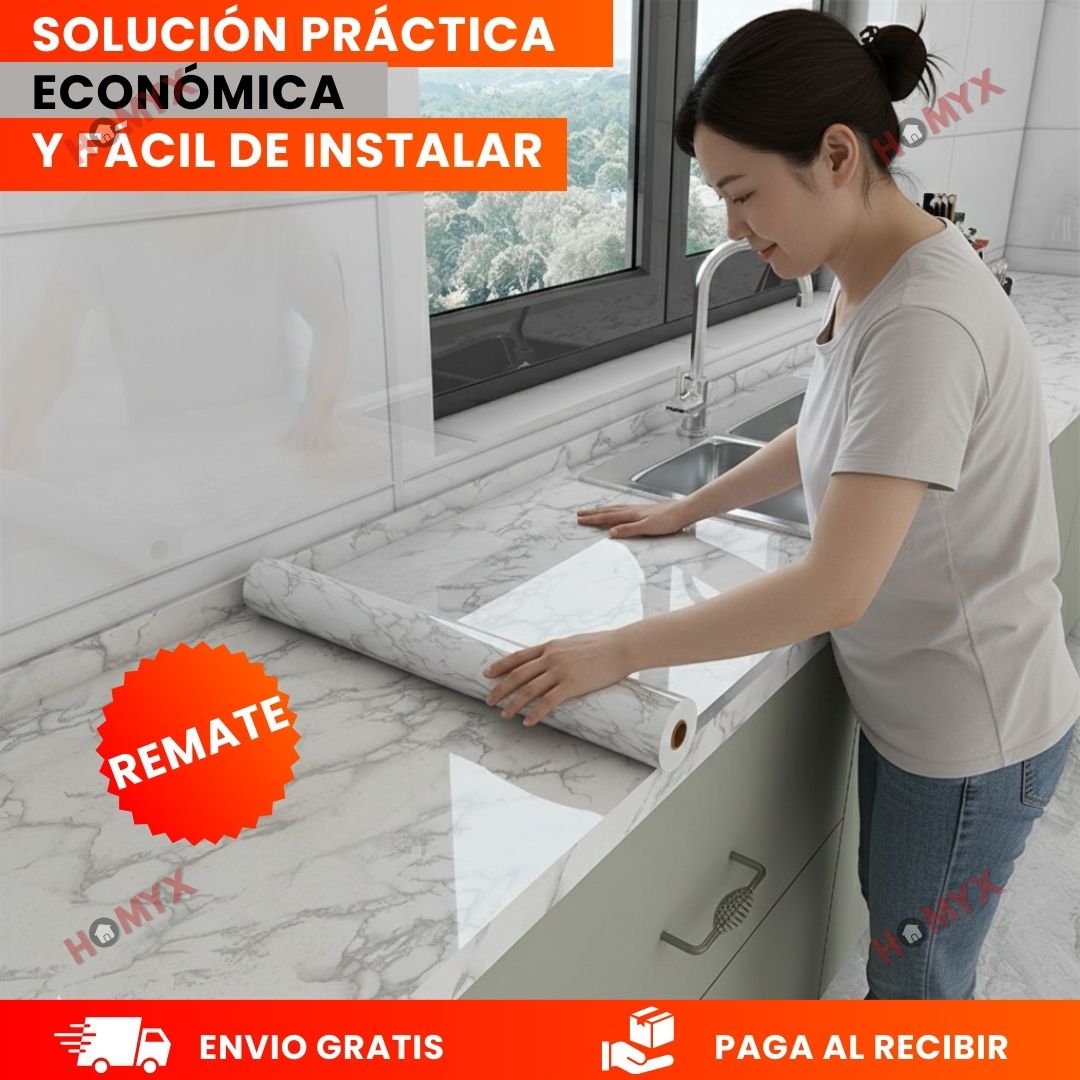 Rollo de Vinil Adhesivo 2 m – Renueva muebles, paredes y superficies al instante