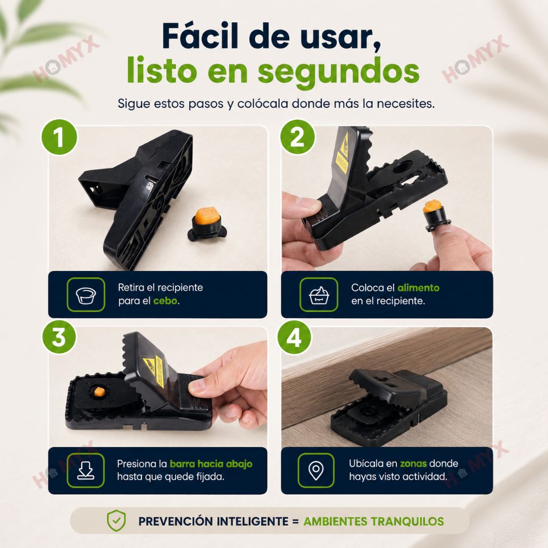 AtrapaRápido- Trampa para Ratas y Ratones