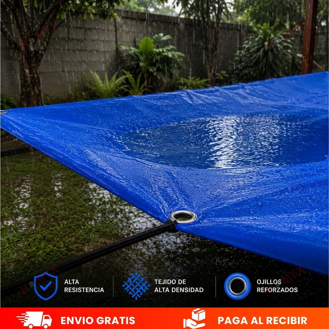 Lona Impermeable 5x6 Metros de Alta Resistencia