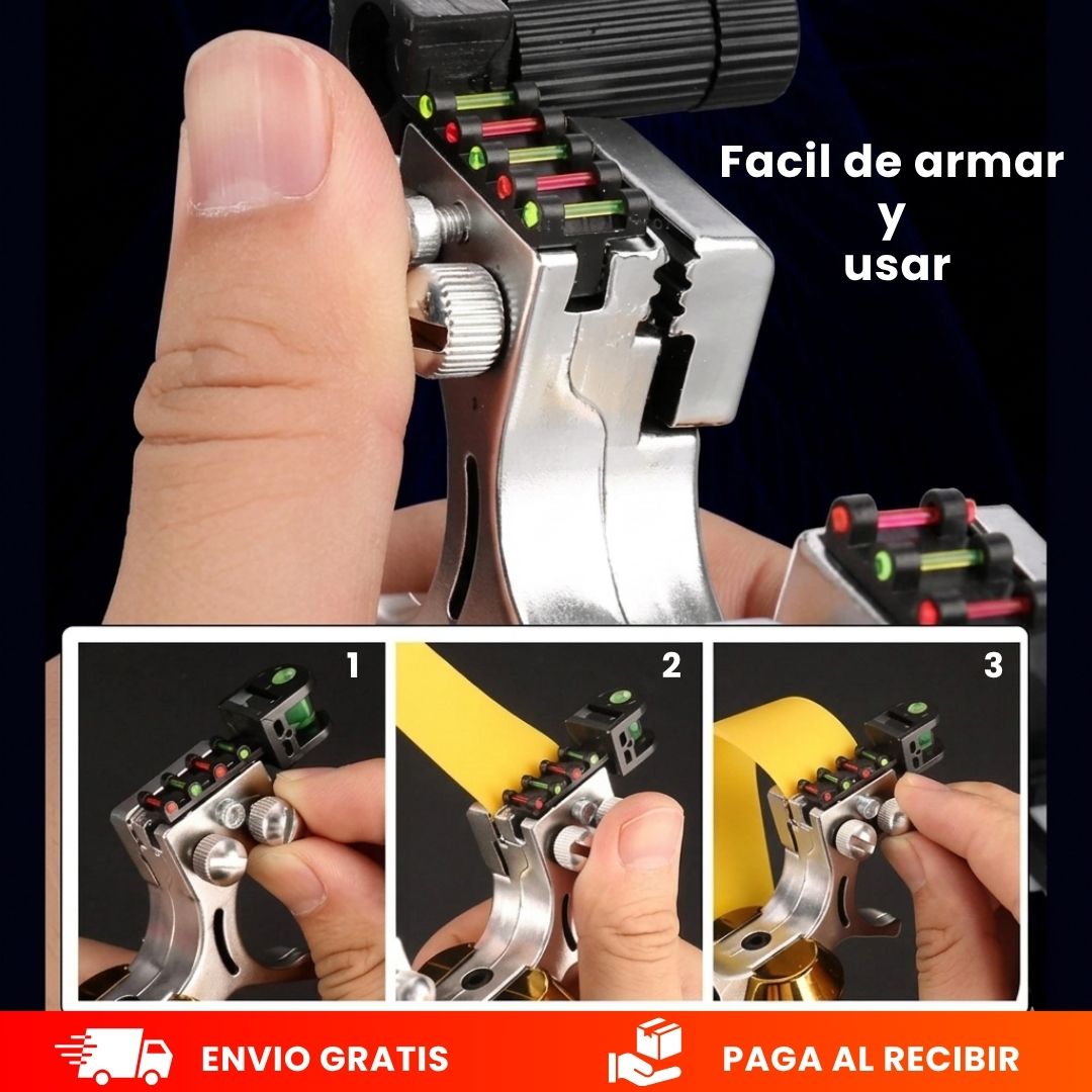 Resortera de alta Precisión 🎯