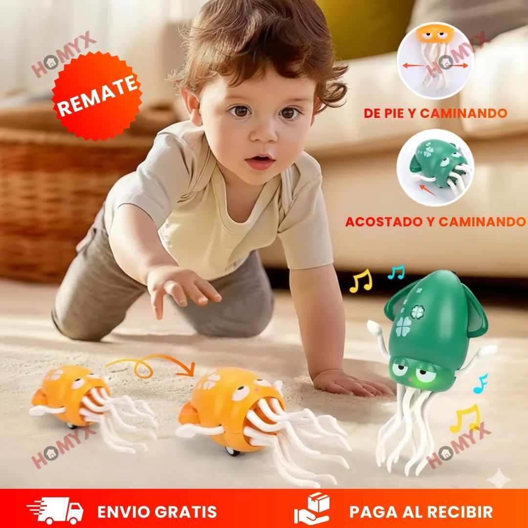 🐙Pulpo y Calamar Mágico Bailarín🦑