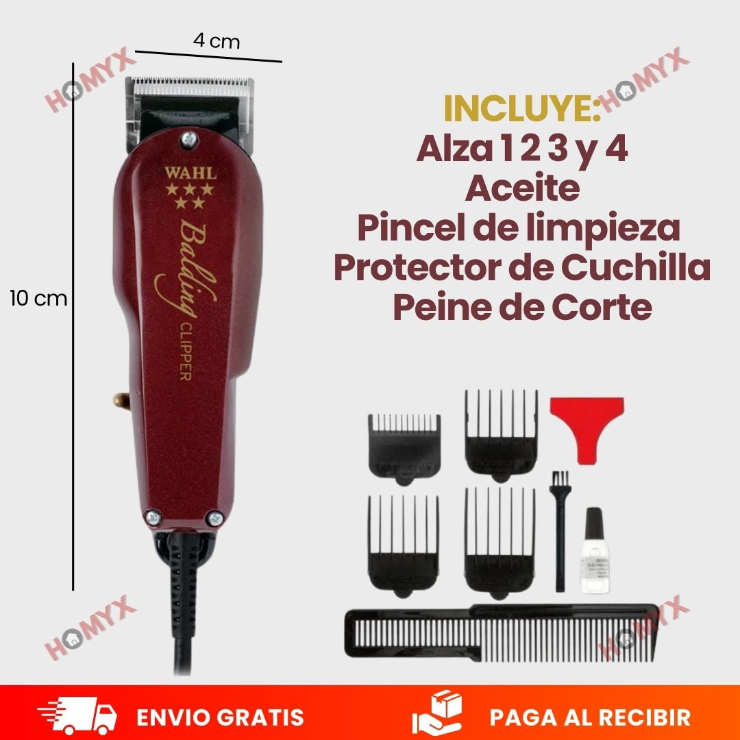 Wahl Balding Clipper Profesional – Corte Ultra Al Ras Desde Casa, Rápido y Preciso