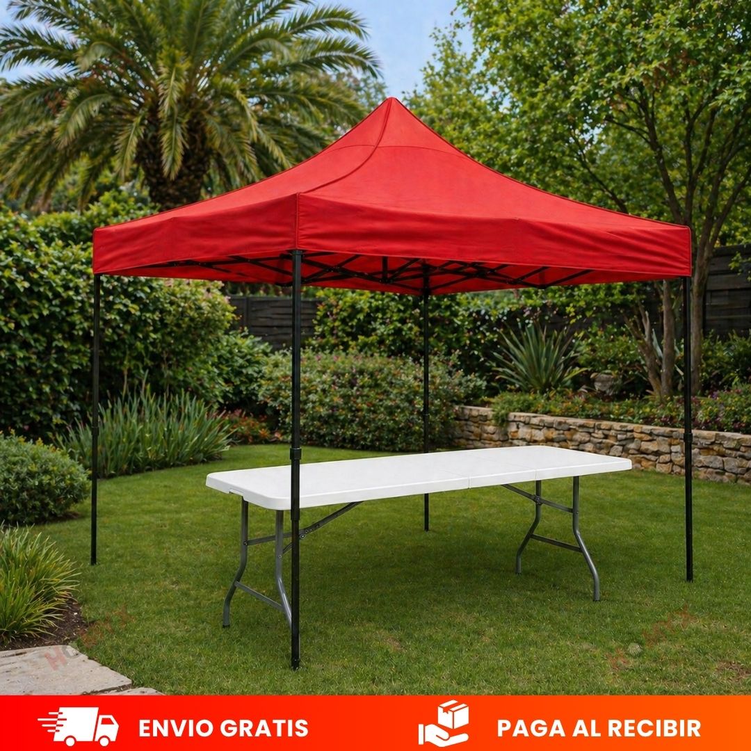 ¡MEGA COMBO! Carpa Reforzado 3x3 + Mesa Extra GRANDE
