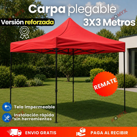Carpa y Estructura 3X3 Metros-Plegable