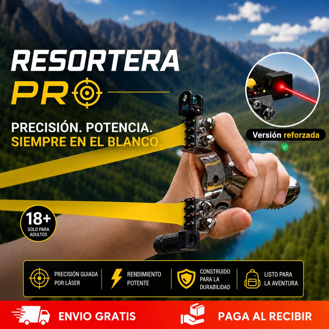 Resortera de alta Precisión 🎯