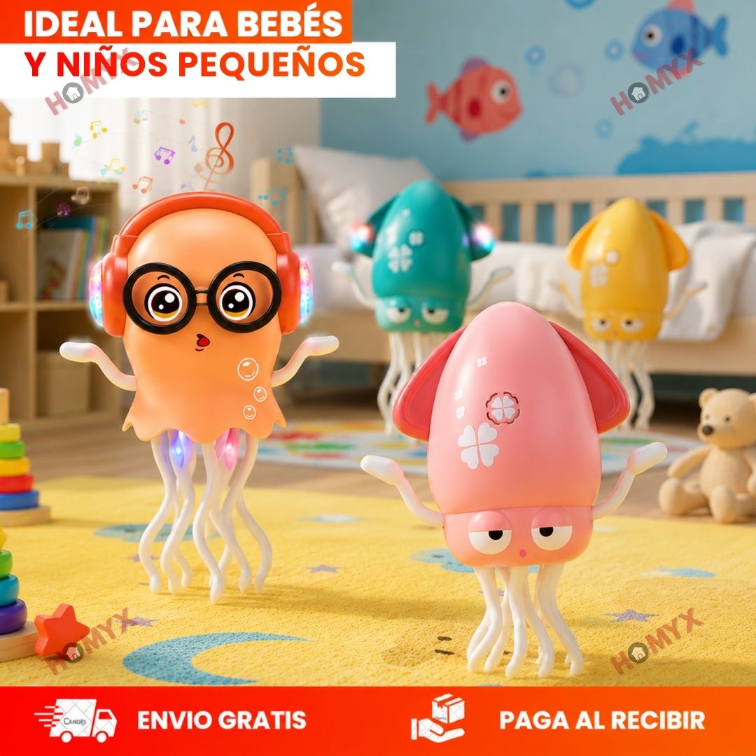 🐙Pulpo y Calamar Mágico Bailarín🦑