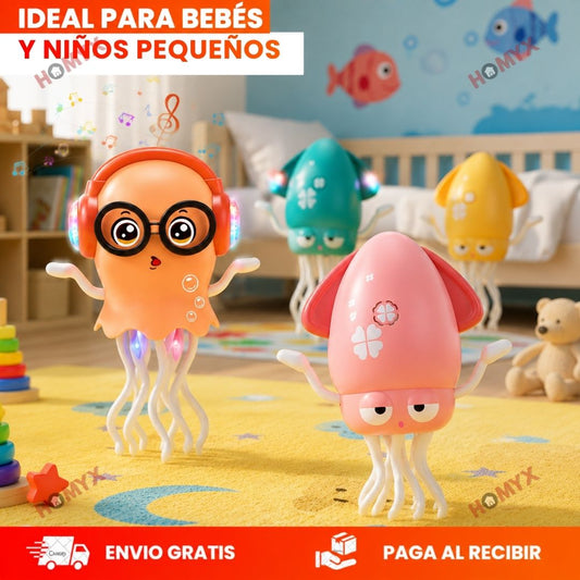 🐙Pulpo y Calamar Mágico Bailarín🦑
